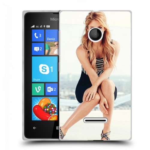 Дизайнерский пластиковый чехол для Microsoft Lumia 435 Shakira