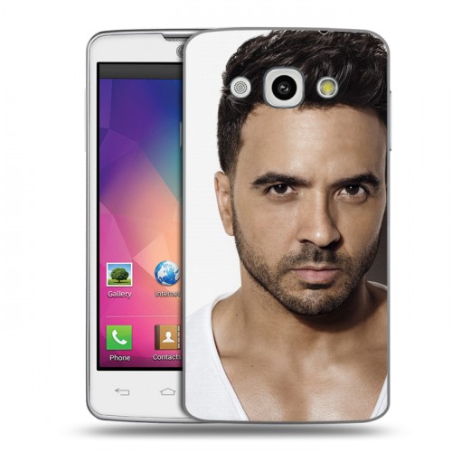 Дизайнерский пластиковый чехол для LG L60 Luis Fonsi