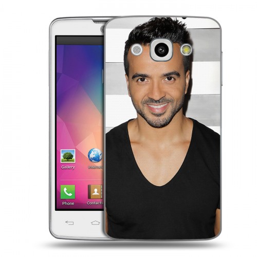 Дизайнерский пластиковый чехол для LG L60 Luis Fonsi