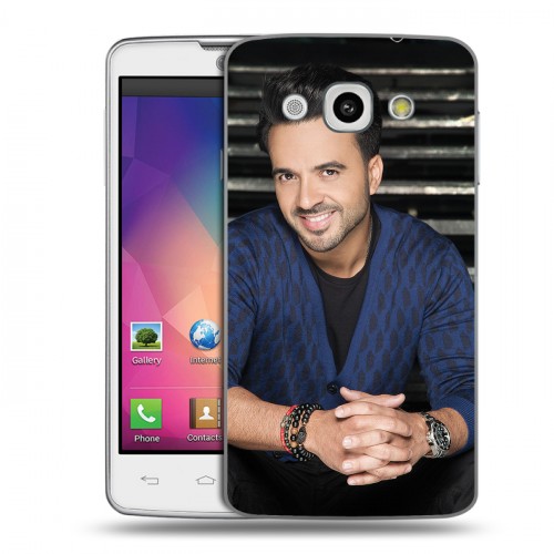 Дизайнерский пластиковый чехол для LG L60 Luis Fonsi