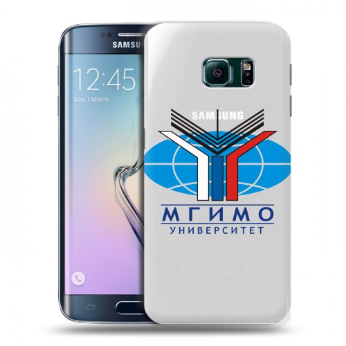 Дизайнерский пластиковый чехол для Samsung Galaxy S6 Edge Прозрачные Вузы Москвы