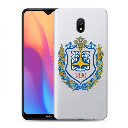 Дизайнерский силиконовый с усиленными углами чехол для Xiaomi RedMi 8A Прозрачные Вузы Москвы