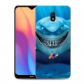 Дизайнерский силиконовый с усиленными углами чехол для Xiaomi RedMi 8A В поисках немо