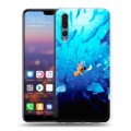 Дизайнерский силиконовый с усиленными углами чехол для Huawei P20 Pro В поисках немо