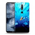 Дизайнерский силиконовый чехол для Nokia 6.1 Plus В поисках немо