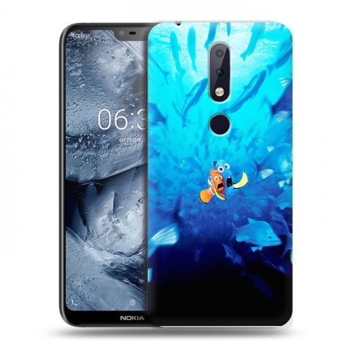 Дизайнерский пластиковый чехол для Nokia 6.1 Plus В поисках немо