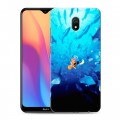 Дизайнерский силиконовый с усиленными углами чехол для Xiaomi RedMi 8A В поисках немо