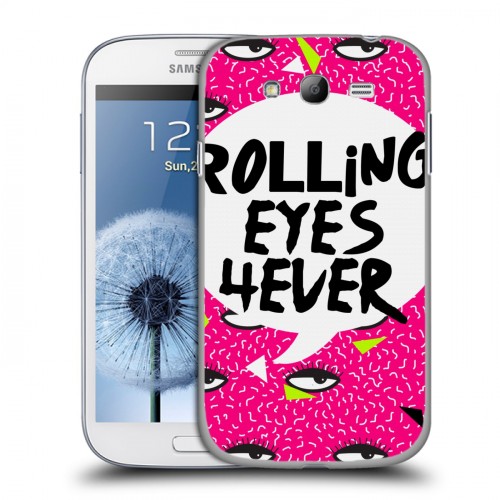Дизайнерский пластиковый чехол для Samsung Galaxy Grand Психоделик глаза