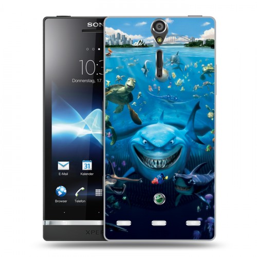 Дизайнерский пластиковый чехол для Sony Xperia S В поисках немо