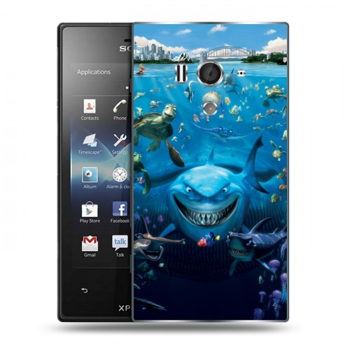 Дизайнерский пластиковый чехол для Sony Xperia acro S В поисках немо