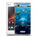 Дизайнерский пластиковый чехол для Sony Xperia L В поисках немо