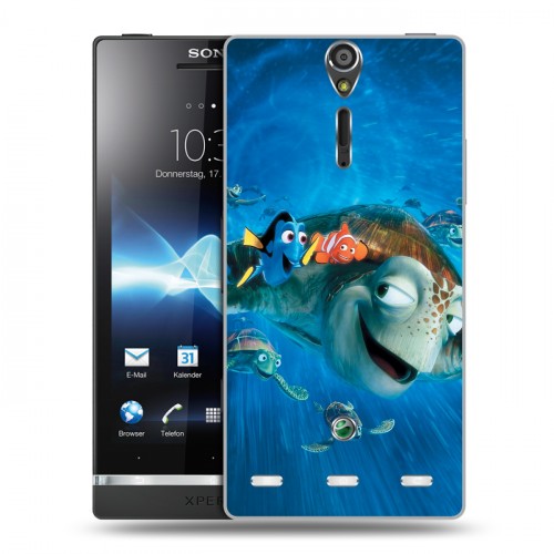 Дизайнерский пластиковый чехол для Sony Xperia S В поисках немо