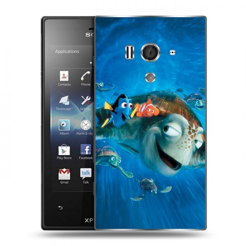 Дизайнерский пластиковый чехол для Sony Xperia acro S В поисках немо