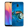 Дизайнерский силиконовый с усиленными углами чехол для Xiaomi RedMi 8A В поисках немо