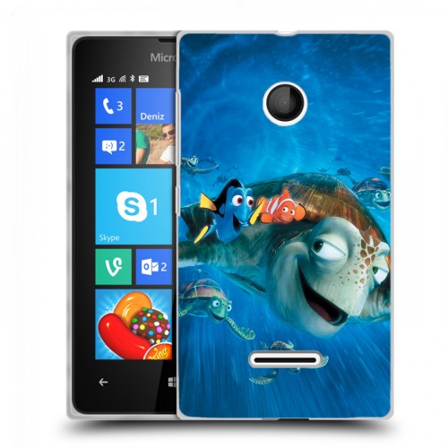 Дизайнерский пластиковый чехол для Microsoft Lumia 435 В поисках немо