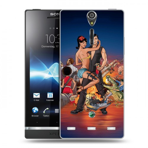 Дизайнерский пластиковый чехол для Sony Xperia S Archer