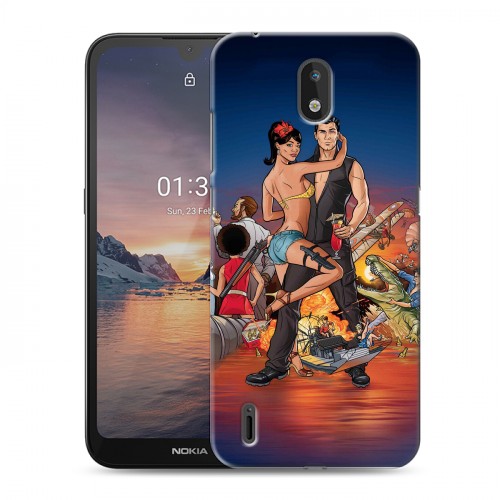 Дизайнерский силиконовый чехол для Nokia 1.3 Archer