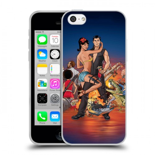 Дизайнерский пластиковый чехол для Iphone 5c Archer