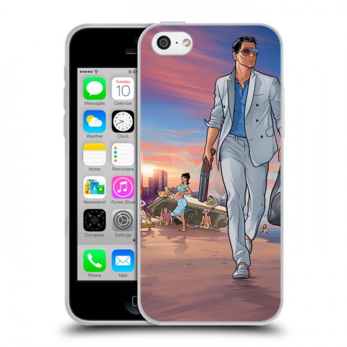 Дизайнерский пластиковый чехол для Iphone 5c Archer