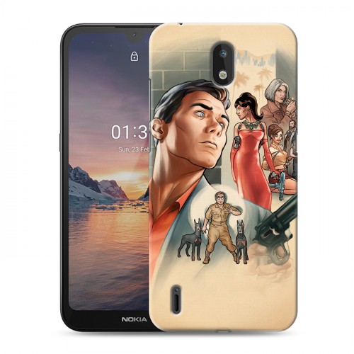 Дизайнерский силиконовый чехол для Nokia 1.3 Archer