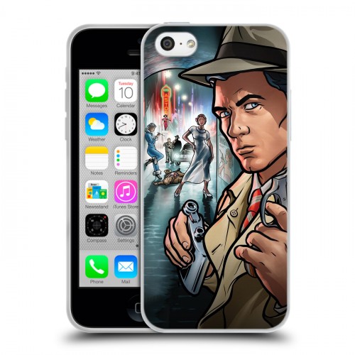 Дизайнерский пластиковый чехол для Iphone 5c Archer