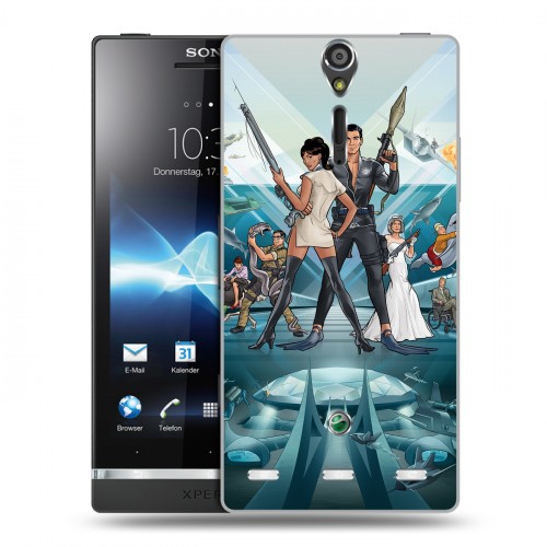 Дизайнерский пластиковый чехол для Sony Xperia S Archer