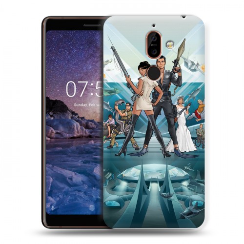 Дизайнерский пластиковый чехол для Nokia 7 Plus Archer