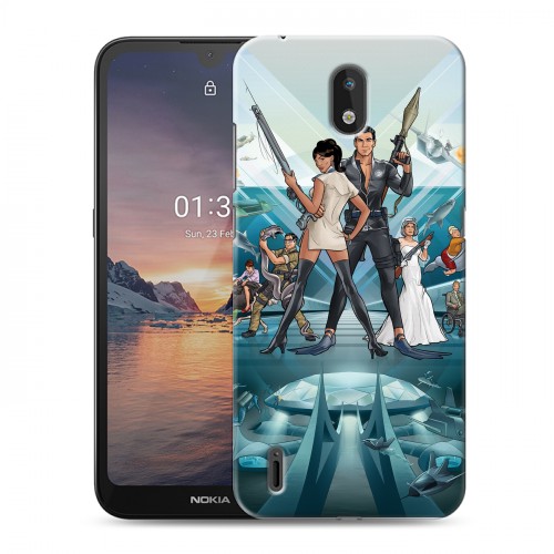 Дизайнерский силиконовый чехол для Nokia 1.3 Archer