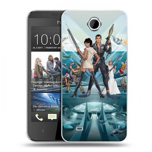 Дизайнерский пластиковый чехол для HTC Desire 300 Archer