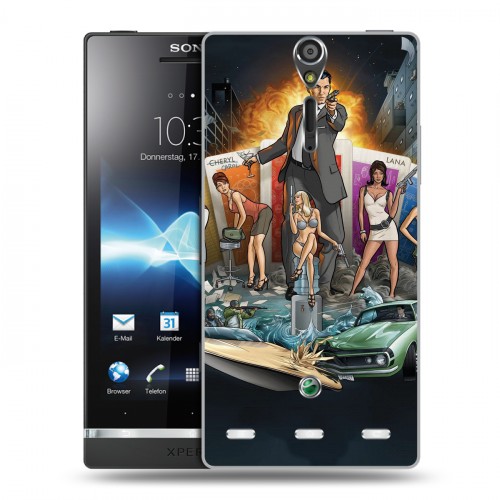 Дизайнерский пластиковый чехол для Sony Xperia S Archer