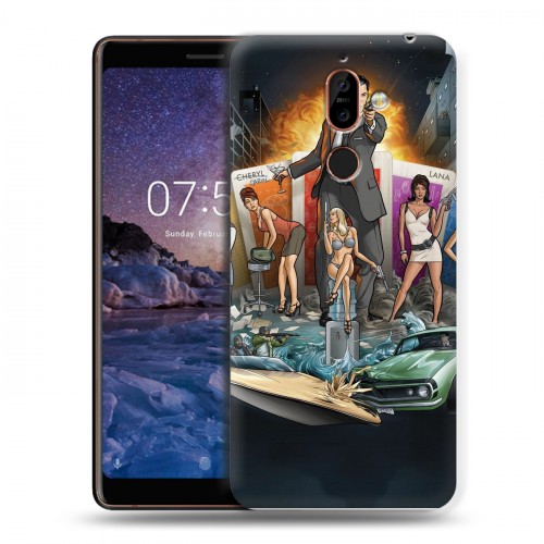 Дизайнерский пластиковый чехол для Nokia 7 Plus Archer