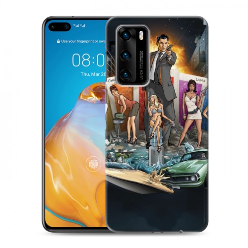 Дизайнерский пластиковый чехол для Huawei P40 Archer