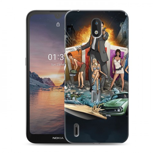 Дизайнерский силиконовый чехол для Nokia 1.3 Archer