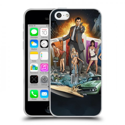 Дизайнерский пластиковый чехол для Iphone 5c Archer