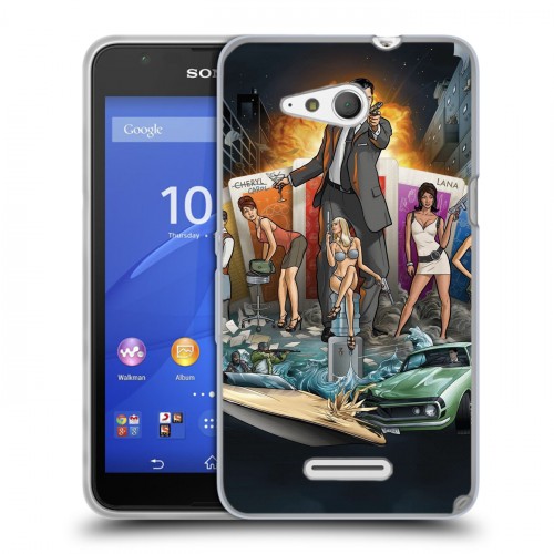 Дизайнерский пластиковый чехол для Sony Xperia E4g Archer