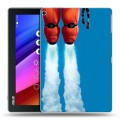 Дизайнерский силиконовый чехол для ASUS ZenPad 10 Город Героев