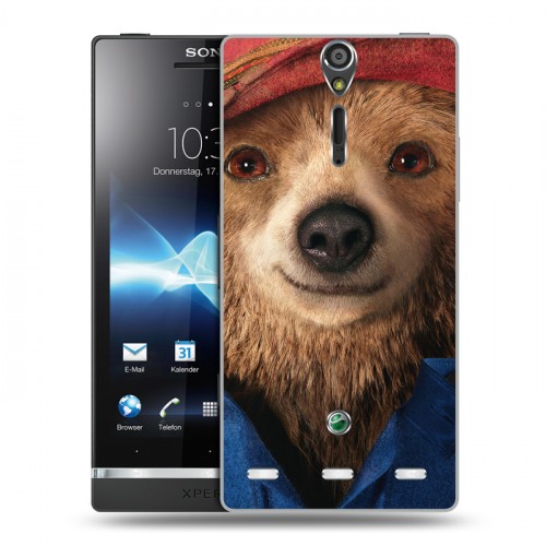 Дизайнерский пластиковый чехол для Sony Xperia S Паддингтон