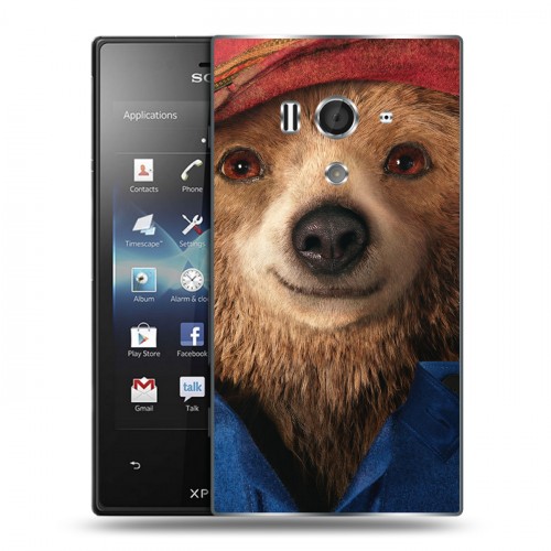 Дизайнерский пластиковый чехол для Sony Xperia acro S Паддингтон