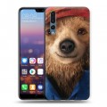 Дизайнерский силиконовый с усиленными углами чехол для Huawei P20 Pro Паддингтон