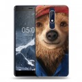 Дизайнерский пластиковый чехол для Nokia 5.1 Паддингтон