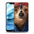 Дизайнерский пластиковый чехол для Nokia 5.1 Plus Паддингтон