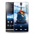 Дизайнерский пластиковый чехол для Sony Xperia S Паддингтон