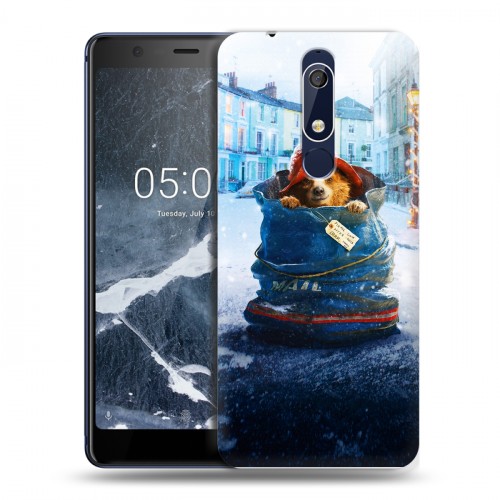 Дизайнерский пластиковый чехол для Nokia 5.1 Паддингтон