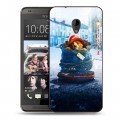 Дизайнерский пластиковый чехол для HTC Desire 700 Паддингтон