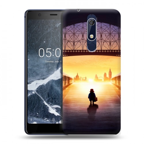 Дизайнерский пластиковый чехол для Nokia 5.1 Паддингтон