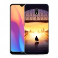 Дизайнерский силиконовый с усиленными углами чехол для Xiaomi RedMi 8A Паддингтон