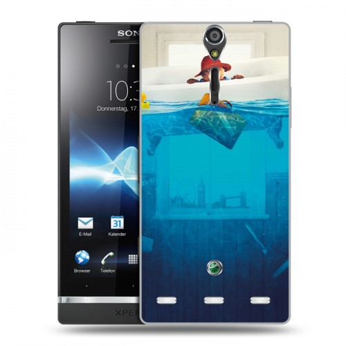 Дизайнерский пластиковый чехол для Sony Xperia S Паддингтон