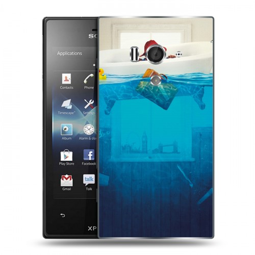 Дизайнерский пластиковый чехол для Sony Xperia acro S Паддингтон