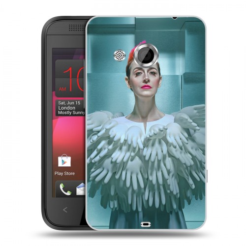Дизайнерский пластиковый чехол для HTC Desire 200 Пила