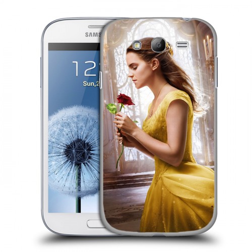 Дизайнерский пластиковый чехол для Samsung Galaxy Grand Красавица и чудовище